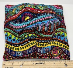 Handmade Quilted Fabric Bowl Cozy / Trinket Dish / Catch-All Colorful Washable