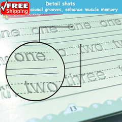 Magic Grooved Handwriting Practice Book for Kids 3-5 Years | Tiny Thinkers Reusa