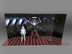 Original Trilogy Scenic Backdrop Display 6 Pack Star Wars Hasbro Kenner 3.75