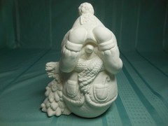 Ceramic Bisque Ready to Paint – Snowman See no Evil 8″ tall