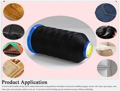 Sewing [1700Yards Diff Colors Tex70 Bonded Nylon Thread for Leather Upholstery