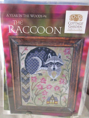 Cottage Garden THE RACCOON Ctd Cross Stitch Pattern