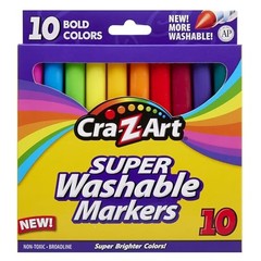 Bold Washable Markers, 10 Count 10 Count (Pack of 1)