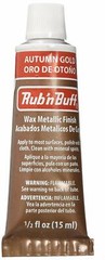 Amaco Rub ‘N Buff Wax Metallic Finish, Autumn Gold, 0.5-Fluid Ounce