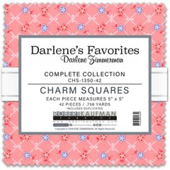 5″ Charm Pack – Darlene’s Favorites Robert Kaufman Cotton Fabric Precuts M538.56