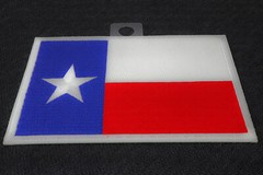 Texas Flag Iron on Patch Medium – 5×3.5 inch – P7033