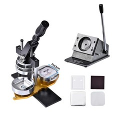 Square Fridge Magnet Press Machine Kit, 2×2 inch/50mm x 50mm, DIY Photo Fridge