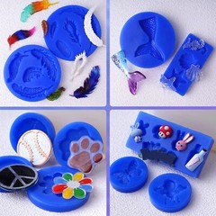 Silicone Molds Making Kit 30A, Blue Silicone for Making Molds,2 Part Molding