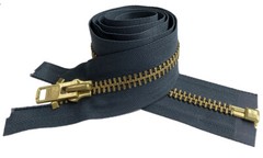 YKK #10 5″ – 14″ Brass Metal Extra Heavy- Duty Separating Jacket Zippers