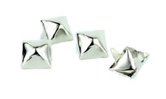1000 Pyramid Stud Spot Two Prongs Steel Heavy Duty Punk Bikers Jacket Goth