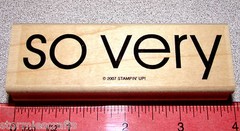 So Very Rubber Stamp Nice Border Size many uses Single by Stampin Up So Very