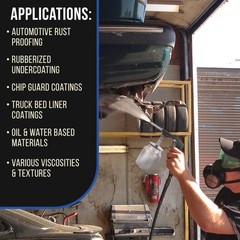 Master Airbrush Master Elite Undercoating Spray Gun 25 Oz Suction Feed Cup –