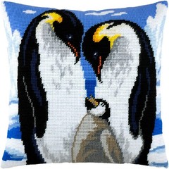 Needlepoint Pillow Kit Tapestry Cushion, Tent Stitch Embroidery Needlecraft Pill