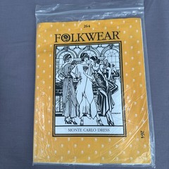 Folkwear 264 Monte Carlo Dress Sewing Pattern Art Deco 1920s XS-XL Uncut