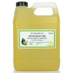 Extra Virgin Avocado Oil Unrefined Raw 100 %Pure Organic Cold Pressed 2oz-Gallon
