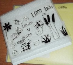 CTMH C1349 AMBIANCE ~ Nature, Mosquito, Love Bug, Snail, Cattails, Ladybug