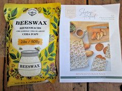 Sharon Holland DIY Pattern & 2 lbs. Beeswax Beads White Pellet Storage Bag Bread