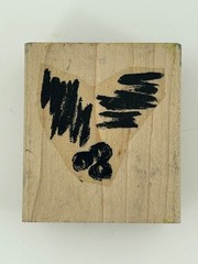 Does Not Apply Card Stamp Rubber Wood 2×2 Inch Craft Stamp