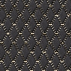 63″ Diamond Quilted PU Leather Fabric for Car Interior Seat Cover Upholstery