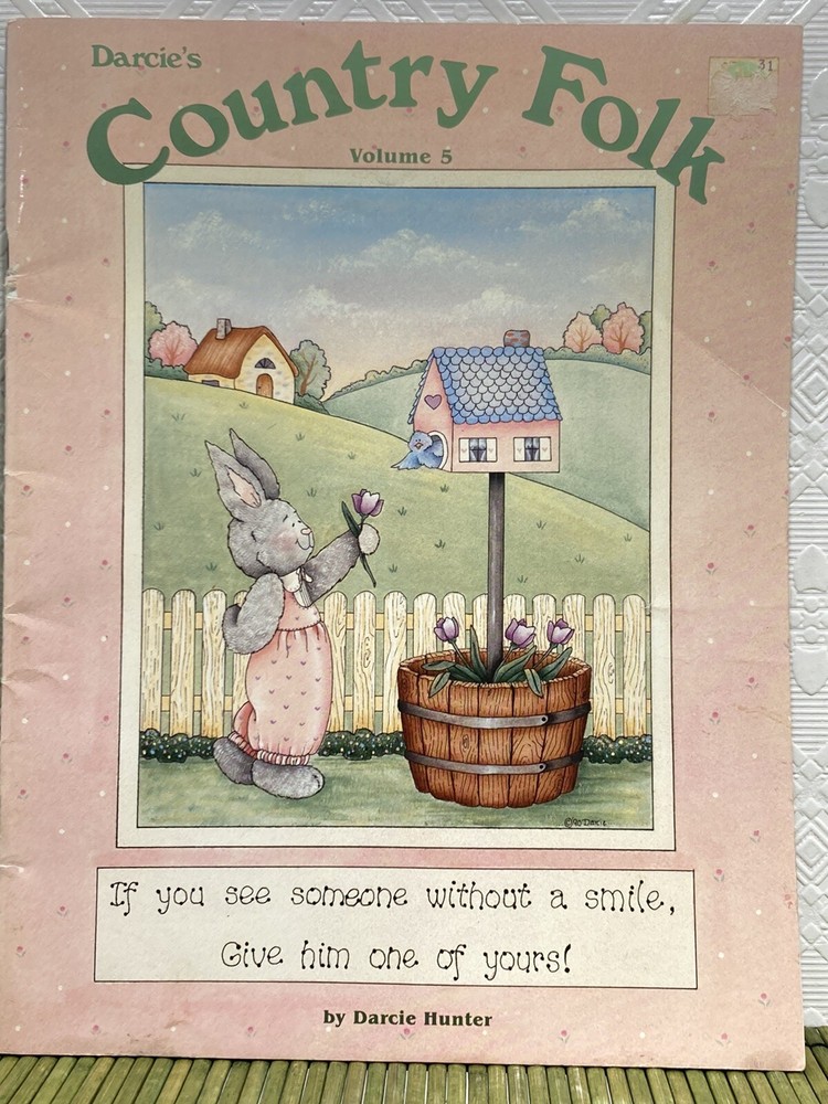 VTG Painting Patterns Country Folk Vol 5 Animals Halloween Xmas Darcie Hunter