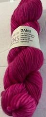 A Hundred Ravens Danu Unit of 1 Superwash Dk Raspberry Yarn New Single Ply