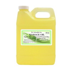 ORGANIC MASSAGE OIL UNSCENTED COSMETIC BASE RELAXING AROMATHERAPY Sensitive Skin