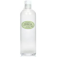 16 Oz Premium Pure Organic Cold Pressed Best Fractionated Coconut Oil Shiny Hair
