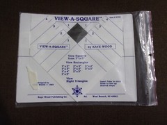 View-A-Square Kaye Wood KVS5 View quilting squares rectangles right triangles *