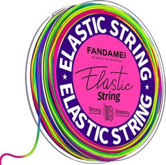 1mm Elastic String for Bracelets,Elastic Bracelets Beading Cord Stretchy Rainbow