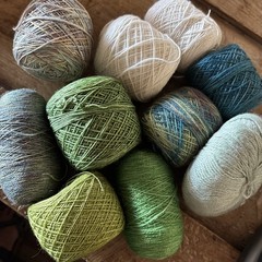 Lot Assorted Yarn Fine And Extra Fine Yarns Lovely Assortment