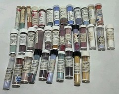 VTG Lot Of 36 China Paint Porcelain Dry Powder Various Manufacturers Ashcroft