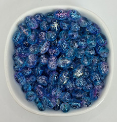 Glass Bead “Mermaid” Mix Rounds Ovals Barrels Jewelry Bracelets 120 beads/4oz