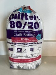 Fairfield Quilters 80/20 Batting Small Size 40×60 Cotton Polyester Quilt