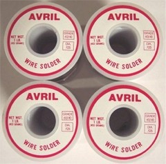 4 Lbs 60/40 Avril Premium Stained Glass Solder – Made in USA! Best Quality