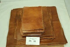 BEAUTIFUL BOURBON BROWN! cowhide remnants (P69) 1.1mm ZA82