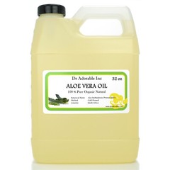 Pure Aloe Vera Oil Organic by Dr.Adorable 2 oz 4 oz up to Gallon Free Shipping