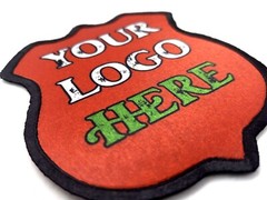 Custom Logo Patch Iron-On | Personalized Printed Patches w/ Black Borders