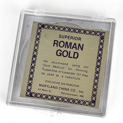 Maryland China Co – Superior Roman Gold – Ceramic Porcelain Paint – Unfluxed