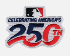 250TH CELEBRATING AMERICA’S ANNIVERSARY MLB 2026 Embroidered Patch 3.75 x 3.0