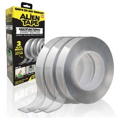 Alien Tape Double Sided Multipurpose Adhesive Grip Mounting Tape – 3 Pack