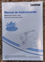 Brother 888-M20 Sewing Machine Users Manual, Spanish Language Only
