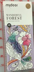 Mideer Watercolor 3 Painting Books NEW Wonderful Holiday Enchanted Garden Wond