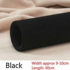 Cotton Thick Knit Rib Fabric Stretch Jackets Cuff Neckline Waistband Rib Costume