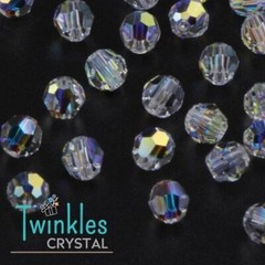 #5000 – 4mm Swarovski Crystal Beads Round Beads Classic Bead – 001AB