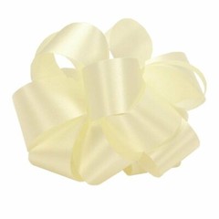 McGinley Mills Acetate Floral Ribbon 2.5″ Wide 50 Yard Spool Crisp Feel Eggshell