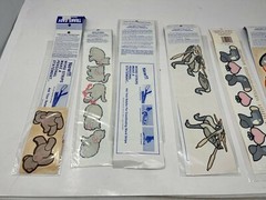 Crafts mixed lot of 6 easy iron on – fabric Appliques Sets