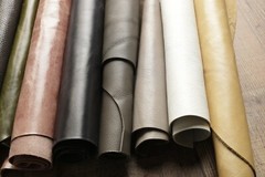 Premium Italian Cowhide Leather Scraps upholstery — Large Size Pieces 8″x10″