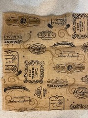 French Wine Country Rustic Burlap Fabric Toile de Jute Crafting 24″x48″ Brown