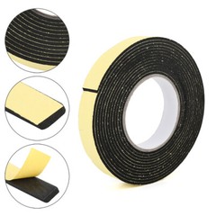 16ft x 1″ Foam Seal Tape Car Door Window Sealing Strip Single Side Adhesive