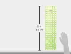 Sewing Quilting Non-Slip Ruler 6″ x 24″